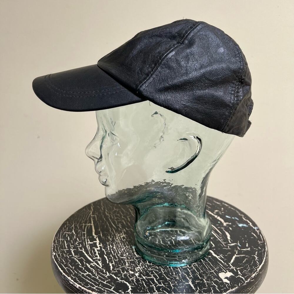 Leather Baseball Hat